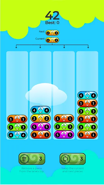 3D Number Block Puzzle Game (Намбер Мерджер)  [МОД Меню] Screenshot 2