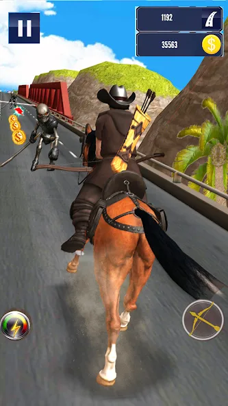 Cowboy Horse Run  [МОД Много денег] Screenshot 4