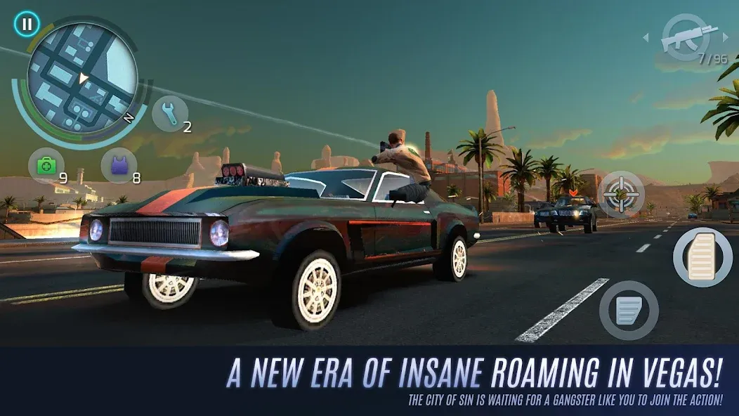 Gangstar Vegas: World of Crime (Гангстар Вегас)  [МОД Меню] Screenshot 2