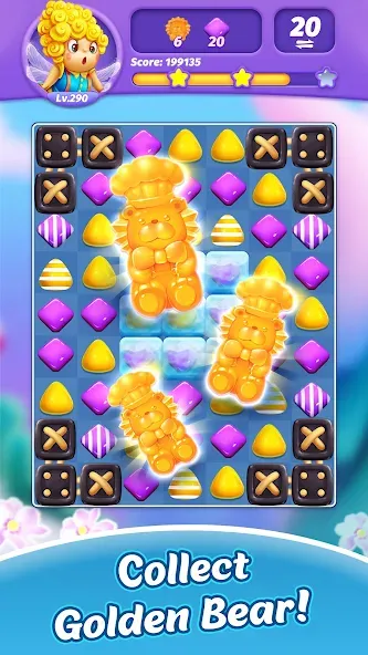 Candy Charming - Match 3 Games (энди Чарминг)  [МОД Бесконечные монеты] Screenshot 3