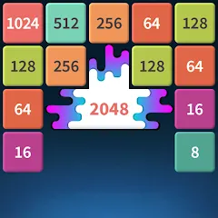 Скачать взлом 1M - Merge Number Block Puzzle  [МОД Бесконечные монеты] - стабильная версия apk на Андроид