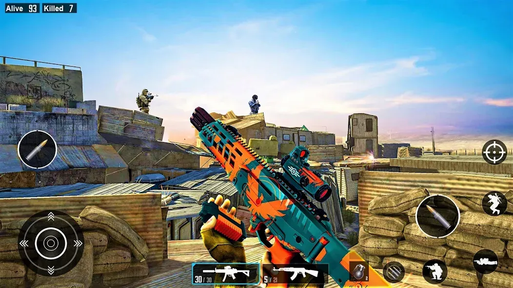 Commando Gun Shooting Games  [МОД Меню] Screenshot 4