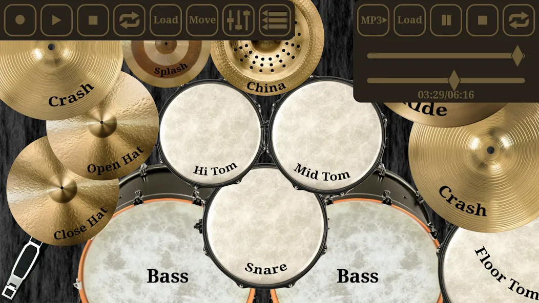 Drum kit (Drums) free  [МОД Много денег] Screenshot 3