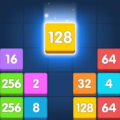 Взломанная Merge Puzzle - Number Games (Мердж Пазл)  [МОД Много монет] - стабильная версия apk на Андроид