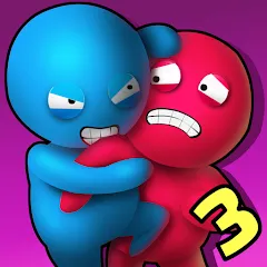 Взлом Noodleman Party: Fight Games (Нудлман Пати)  [МОД Меню] - полная версия apk на Андроид