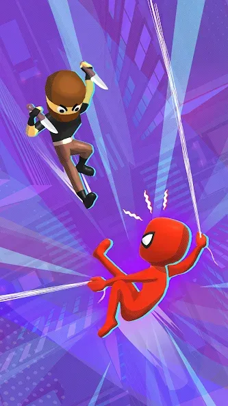 Web Master: Stickman Superhero (Вебмастер)  [МОД Unlimited Money] Screenshot 1