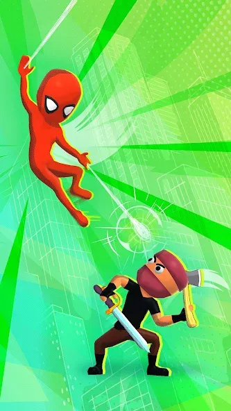 Web Master: Stickman Superhero (Вебмастер)  [МОД Unlimited Money] Screenshot 2