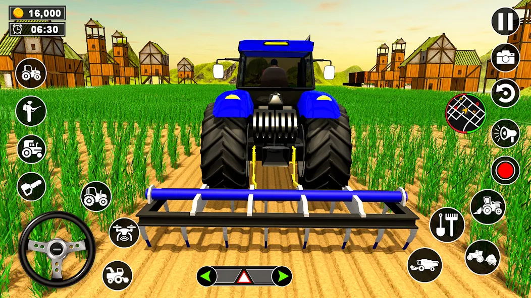 Real Tractor Driving Simulator (Реальный симулятор вождения трактора)  [МОД Меню] Screenshot 3