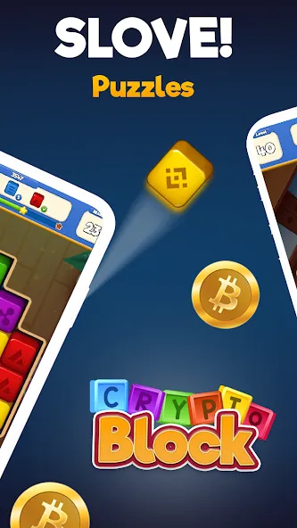 Crypto Blocks Puzzle Challenge  [МОД Много монет] Screenshot 2