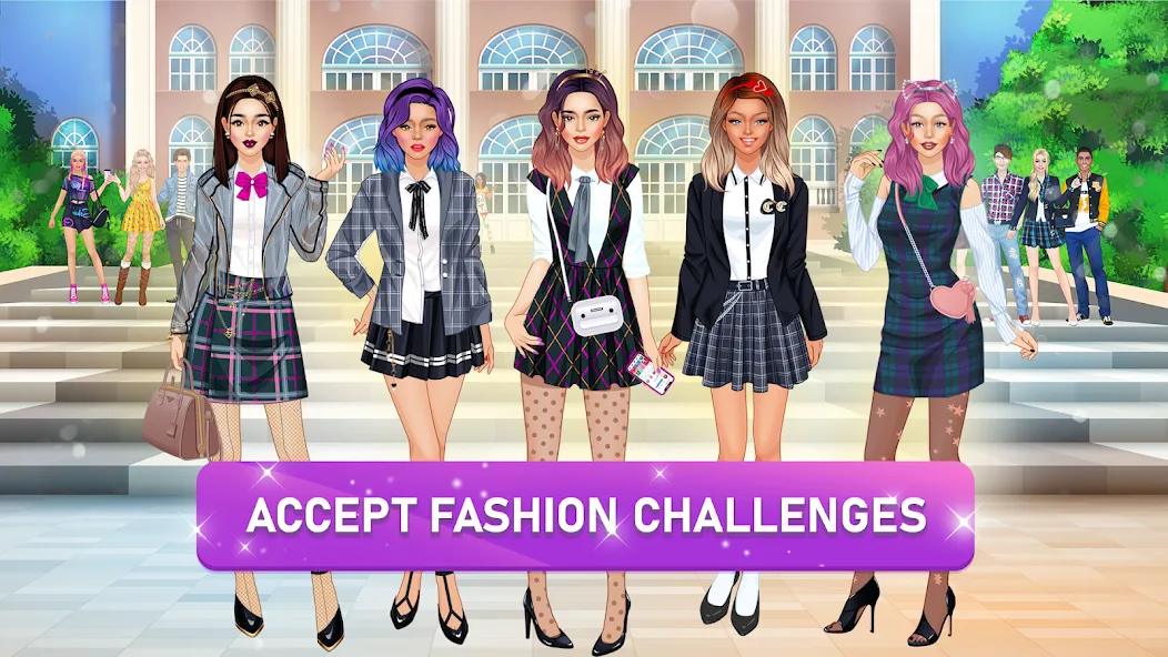 College Girls Team Makeover  [МОД Много монет] Screenshot 1