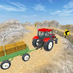 Скачать взломанную Tractor Driver 3D Farming Sim (Тракторист 3D Симулятор Фермерства)  [МОД Бесконечные монеты] - последняя версия apk на Андроид