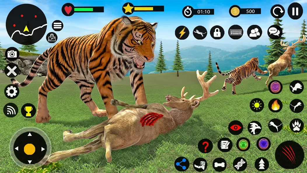 Tiger Games: Tiger Sim Offline  [МОД Unlimited Money] Screenshot 1