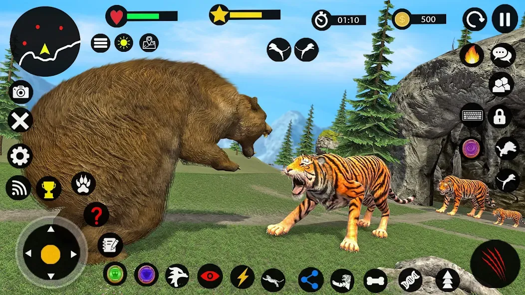 Tiger Games: Tiger Sim Offline  [МОД Unlimited Money] Screenshot 5