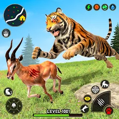 Взлом Tiger Games: Tiger Sim Offline  [МОД Unlimited Money] - полная версия apk на Андроид