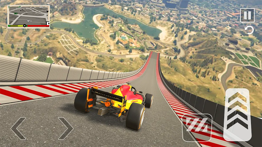 Formula Car Stunt - Car Games (Формула автомобиль трюк)  [МОД Menu] Screenshot 3