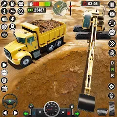 Взломанная Construction Games Simulator  [МОД Mega Pack] - последняя версия apk на Андроид