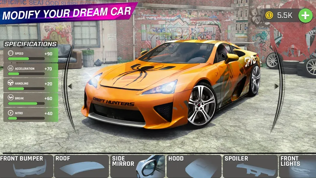 Extreme Car Driving: Car Drift  [МОД Бесконечные деньги] Screenshot 2