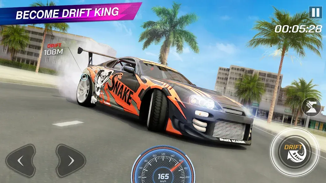 Extreme Car Driving: Car Drift  [МОД Бесконечные деньги] Screenshot 5