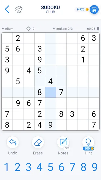 Sudoku Game - Daily Puzzles  [МОД Бесконечные деньги] Screenshot 3