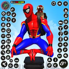 Скачать взлом Miami Superhero: Spider Games  [МОД Mega Pack] - последняя версия apk на Андроид