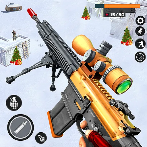 Banduk Game - Sniper Gun Games (Снайперская Война 3D)  [МОД Много денег] Screenshot 1