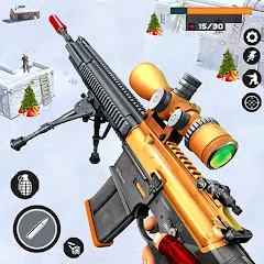 Взломанная Banduk Game - Sniper Gun Games (Снайперская Война 3D)  [МОД Много денег] - стабильная версия apk на Андроид