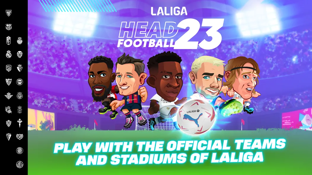 LALIGA Head Football 23 SOCCER (Хед Футбол)  [МОД Mega Pack] Screenshot 1