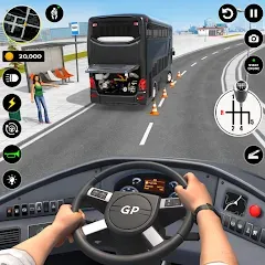 Скачать взломанную Bus Simulator : 3D Bus Games (Бас Драйвинг Симулятор ПВП Игра)  [МОД Все открыто] - стабильная версия apk на Андроид