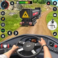 Взломанная Oil Truck Games: Driving Games  [МОД Много денег] - полная версия apk на Андроид