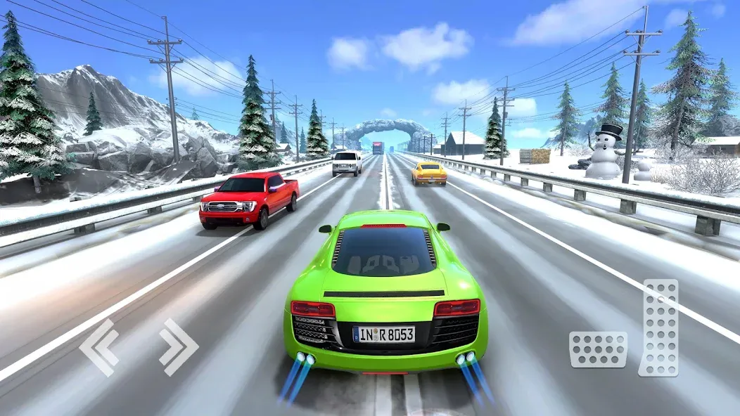 Real Highway Car Racing Games  [МОД Меню] Screenshot 3