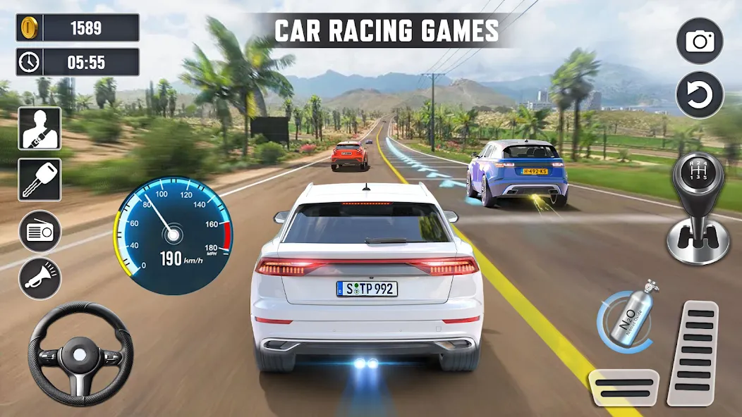 Real Highway Car Racing Games  [МОД Меню] Screenshot 5