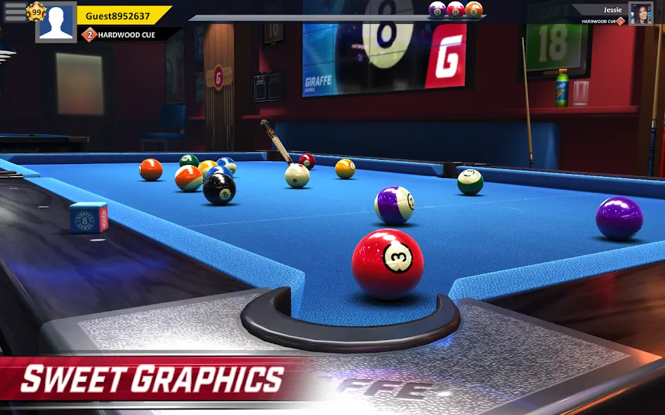 Pool Stars - 3D Online Multipl (Пул Старс)  [МОД Unlocked] Screenshot 1