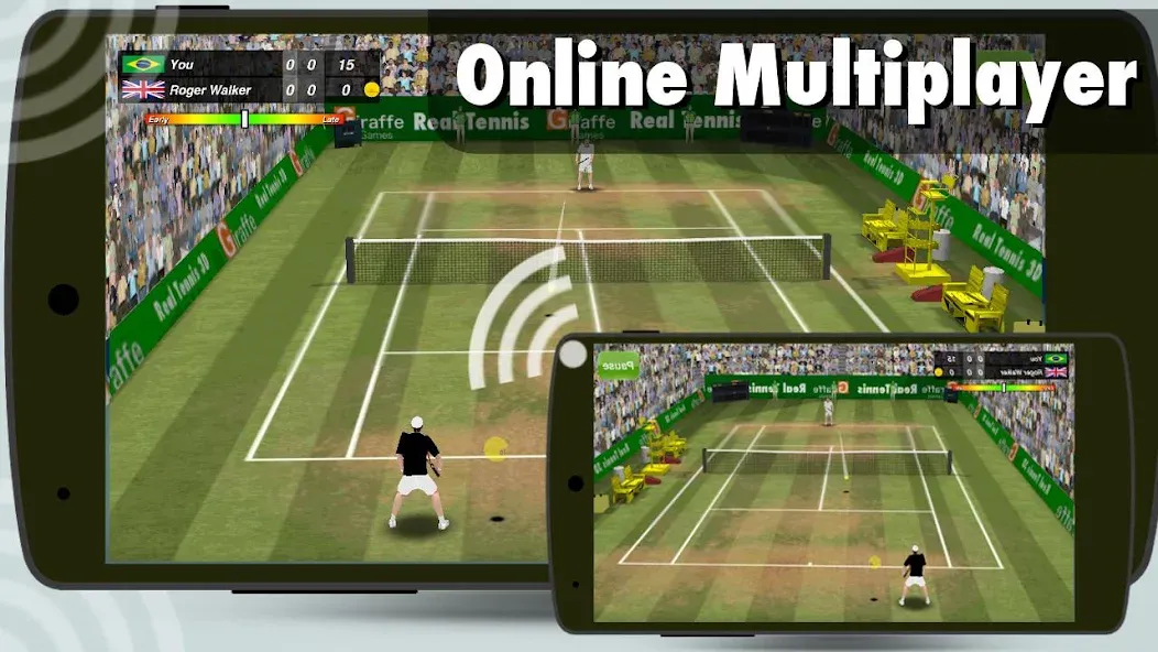 Tennis Champion 3D - Online Sp  [МОД Unlocked] Screenshot 2