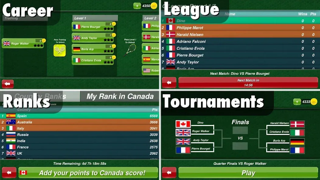 Tennis Champion 3D - Online Sp  [МОД Unlocked] Screenshot 3