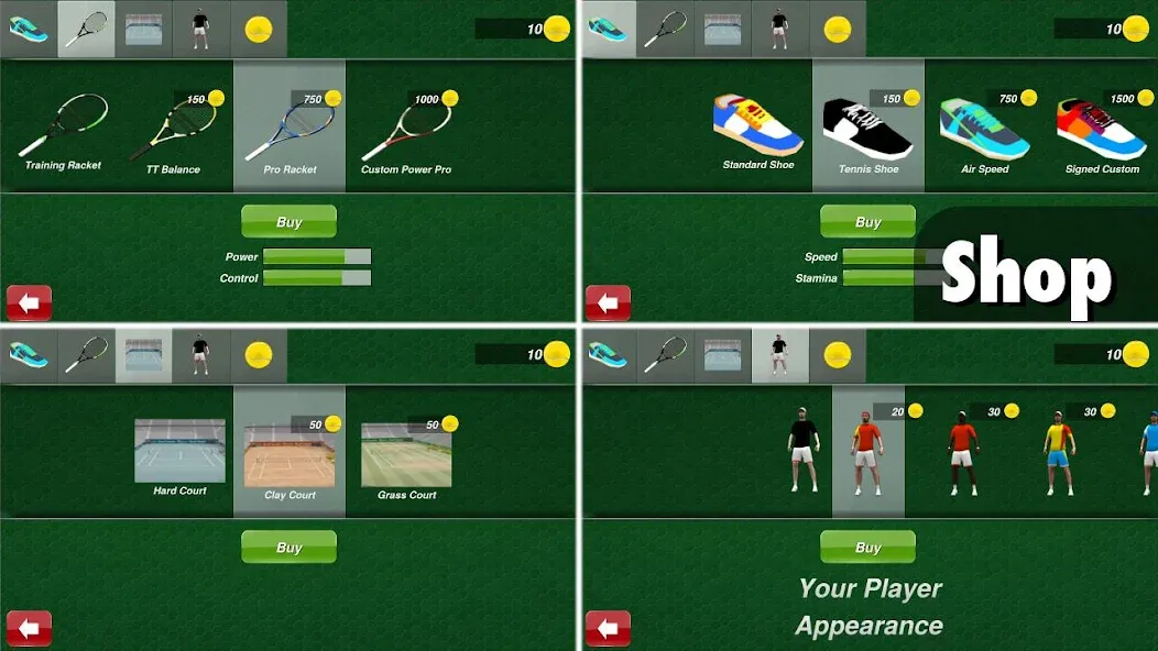 Tennis Champion 3D - Online Sp  [МОД Unlocked] Screenshot 5