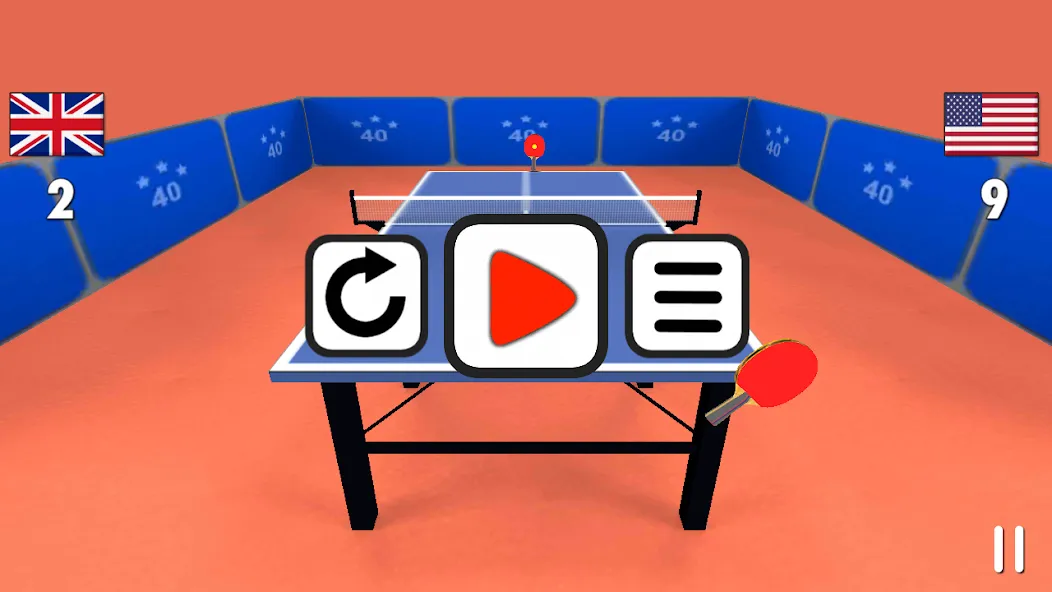 Table Tennis 3D  [МОД Menu] Screenshot 4