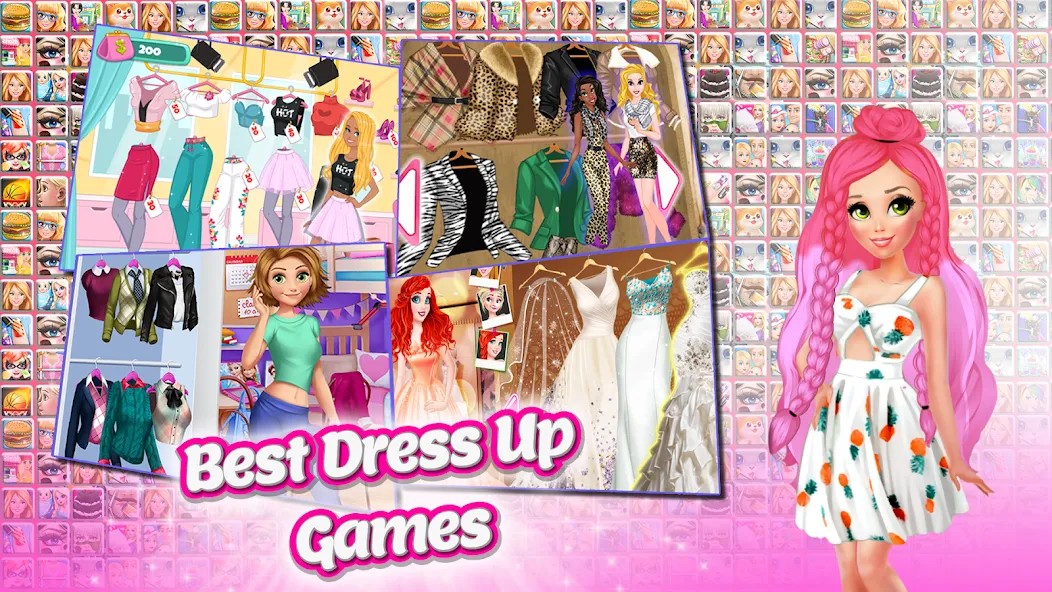 Frippa Games for Girls (Фриппа игры для девочек)  [МОД Много денег] Screenshot 2