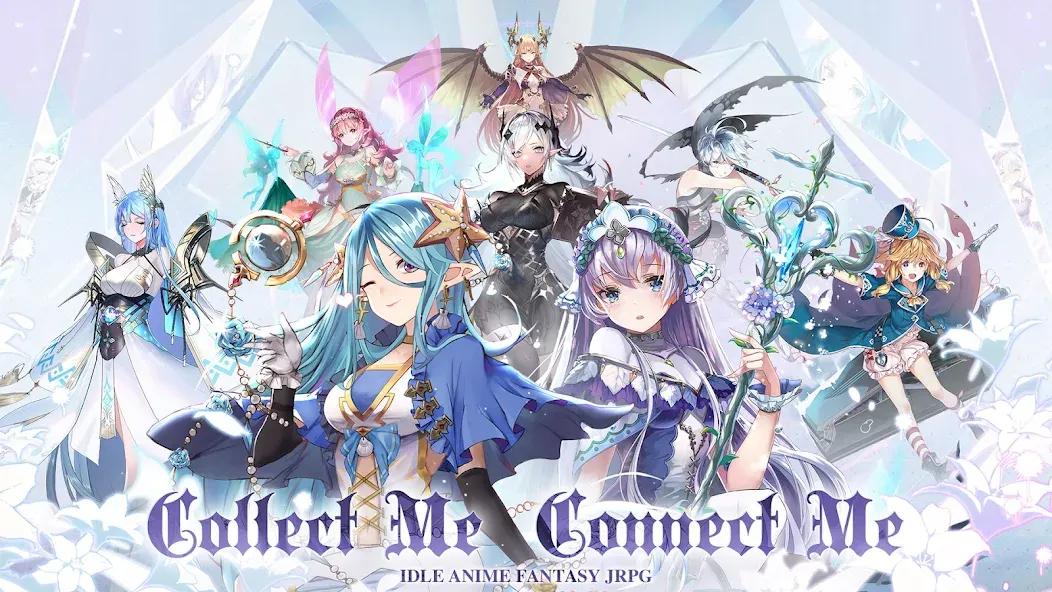 Girls' Connect: Idle RPG  [МОД Unlimited Money] Screenshot 1