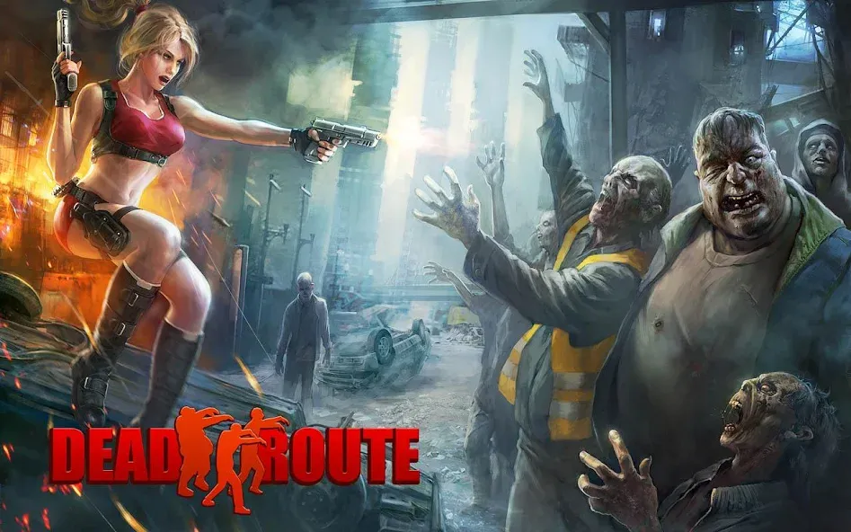 Dead Route: Zombie Apocalypse (Дед Роут)  [МОД Menu] Screenshot 1