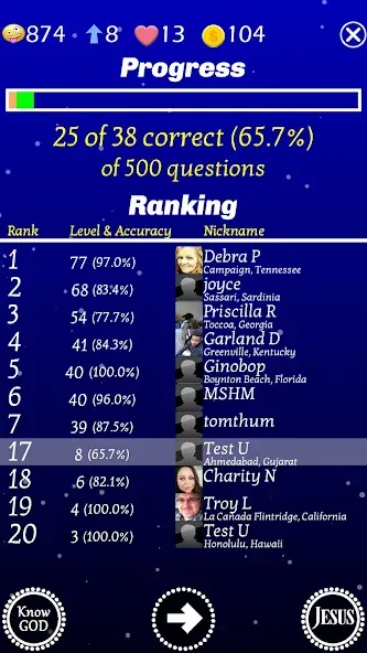 Jesus Bible Trivia Games Quiz (Джизус Библ Тривиа Геймс Квиз)  [МОД Все открыто] Screenshot 5