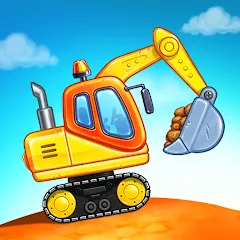 Скачать взлом Kids truck games Build a house  [МОД Все открыто] - последняя версия apk на Андроид