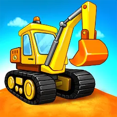 Взломанная Car & Games for kids building  [МОД Меню] - полная версия apk на Андроид