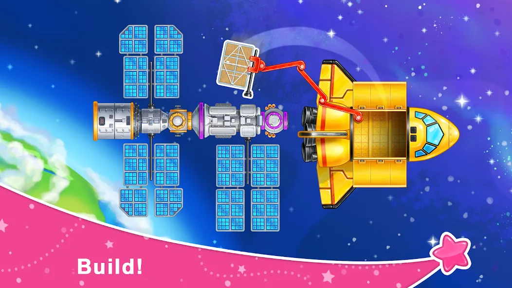 Rocket 4 space games Spaceship  [МОД Unlocked] Screenshot 3