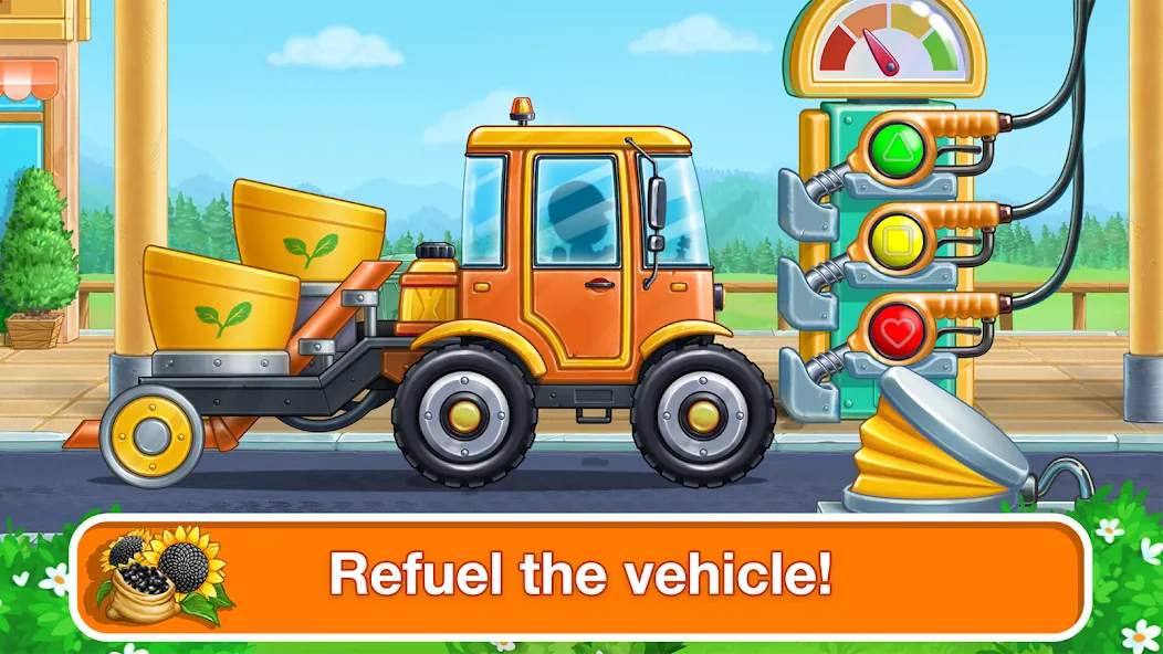 Tractor, car: kids farm games  [МОД Mega Pack] Screenshot 5