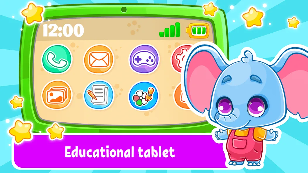 Babyphone & tablet: baby games  [МОД Бесконечные монеты] Screenshot 1