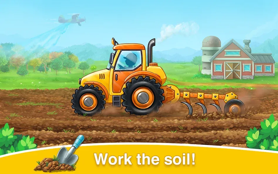 Farm land & Harvest Kids Games  [МОД Unlimited Money] Screenshot 2