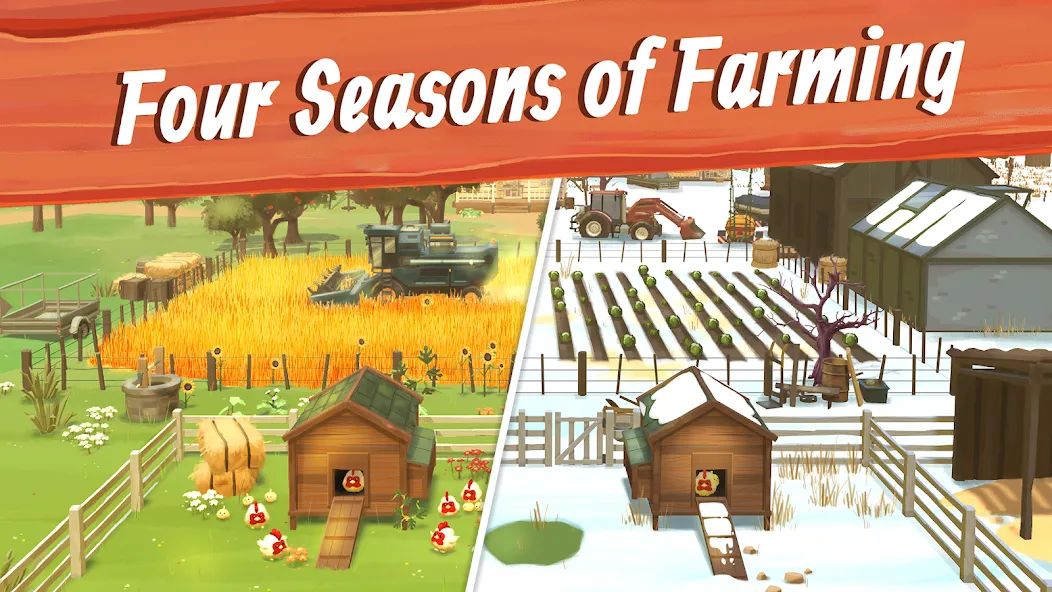 Big Farm: Mobile Harvest (Биг Фарм)  [МОД Menu] Screenshot 2