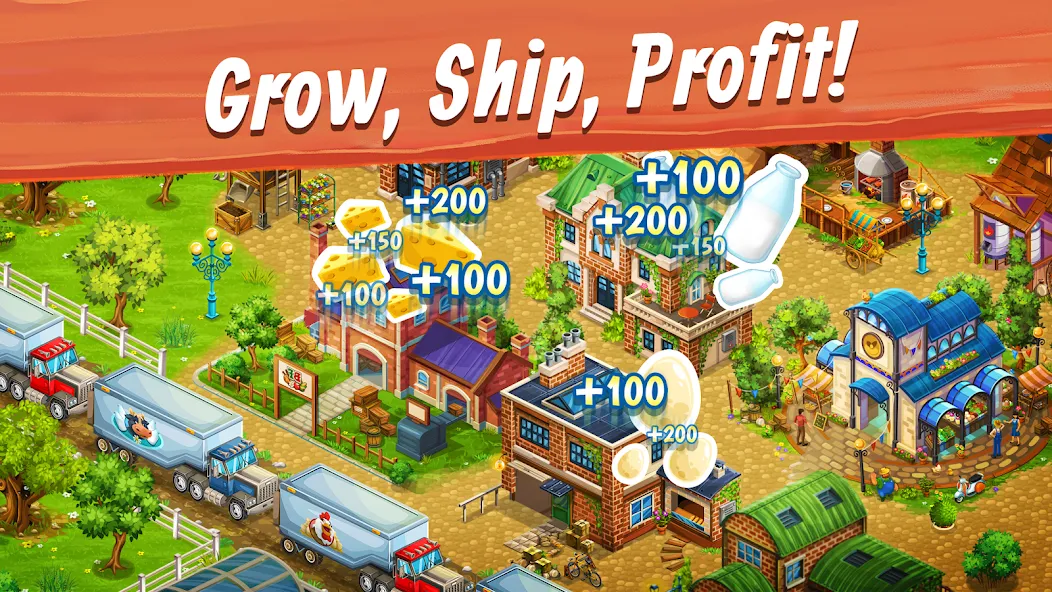 Big Farm: Mobile Harvest (Биг Фарм)  [МОД Menu] Screenshot 4