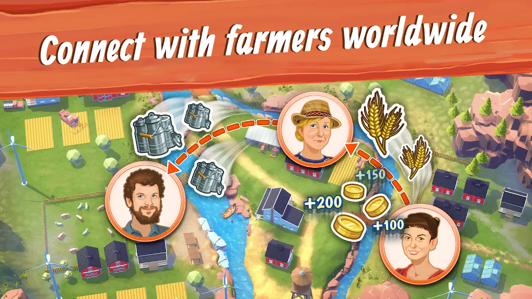 Big Farm: Mobile Harvest (Биг Фарм)  [МОД Menu] Screenshot 5