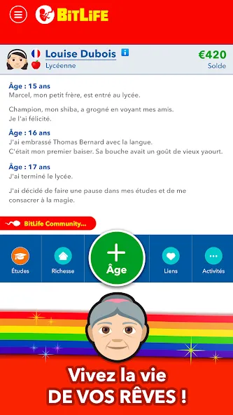 BitLife Français  [МОД Mega Pack] Screenshot 4